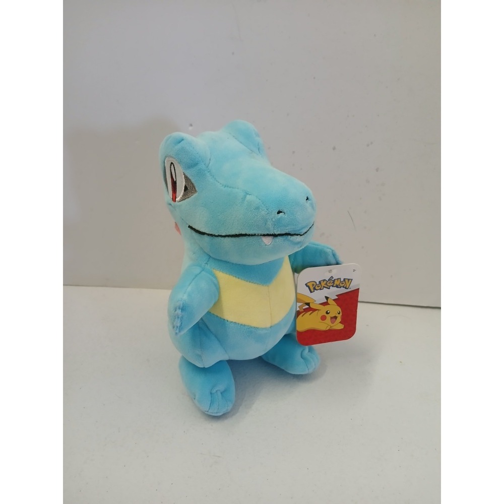 Pokémon 8"‎ TOTODILE Stuffed Animal Plush Jazwares Sword & Shield NWT